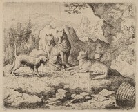 The Cat Sent as Messenger, Allart van Everdingen, probably c. 1645/1656