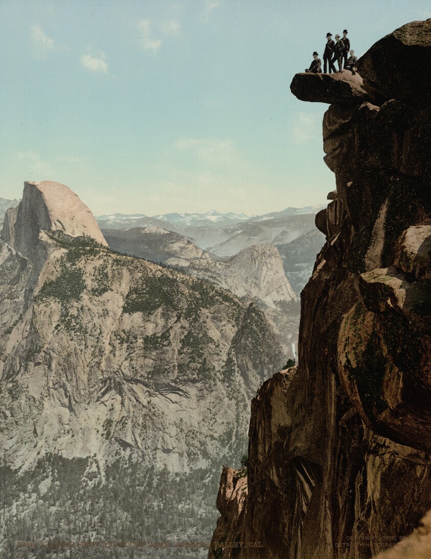 Glacier Point and South Dome, Yosemite Valley, California