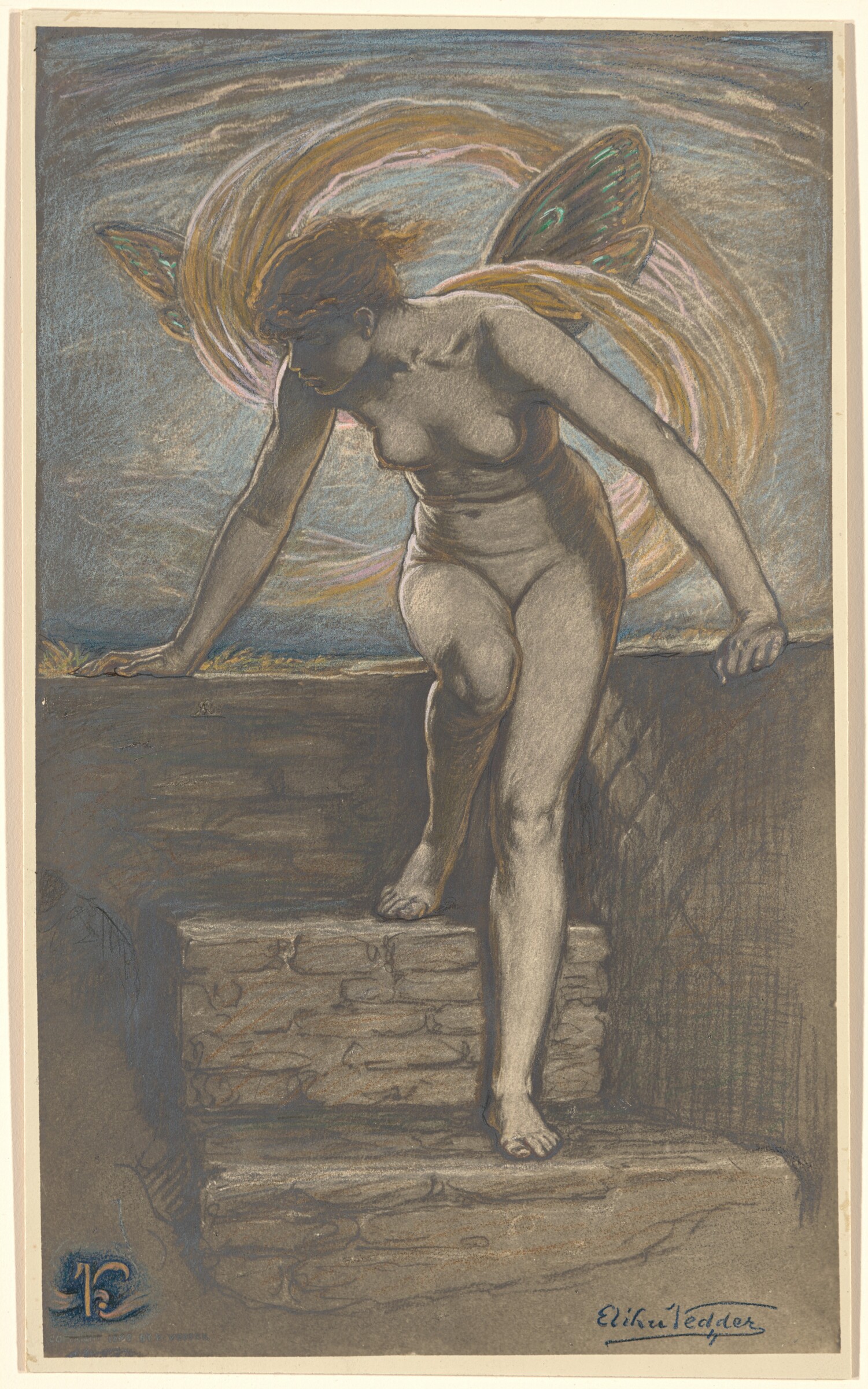 Dawn, Elihu Vedder, 1898