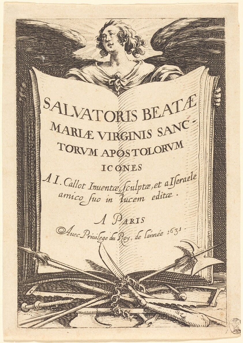 Frontispiece for "The Large Apostles"