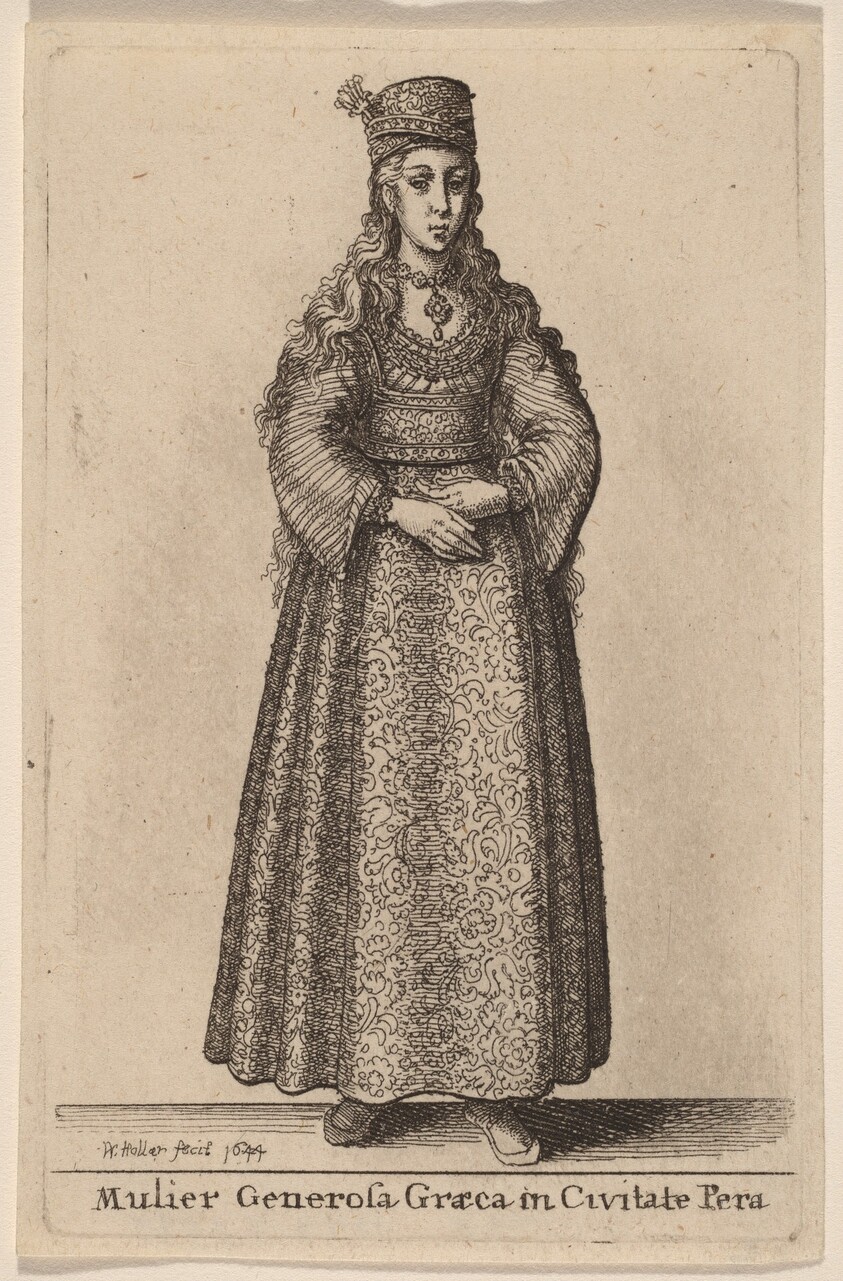 Mulier Generosa Graeca in Civitate Pera