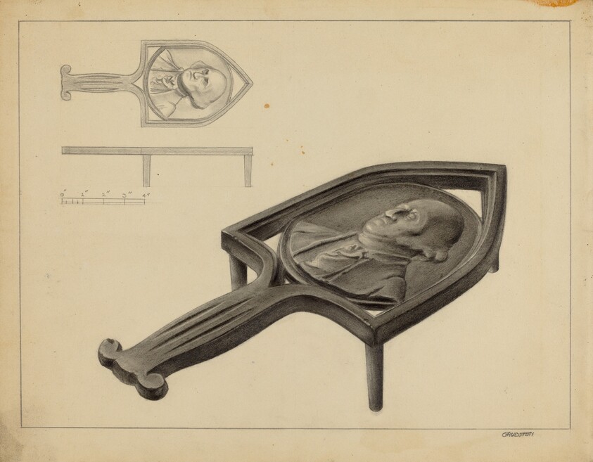 George Washington Flat Iron Stand