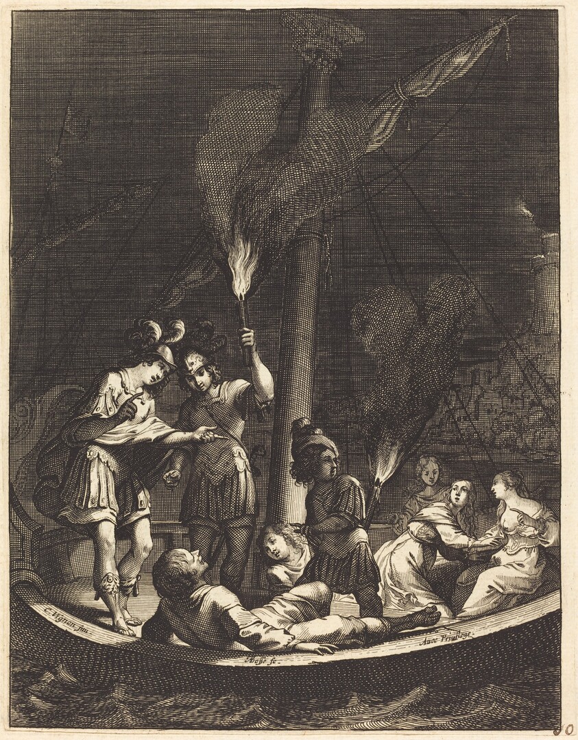 Illustration to Jean Desmarets' "L'Ariane"