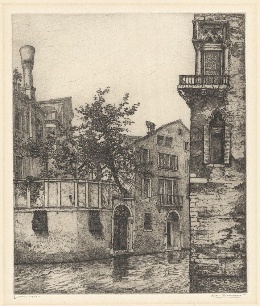 A Corner in Venice (Palazzo Priuli)