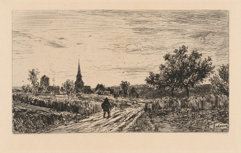 Evening Landscape (Return to the Lodgings)