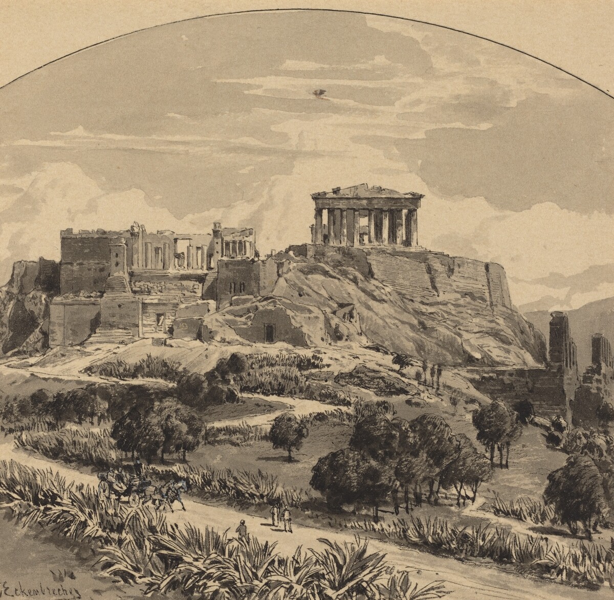 The Acropolis from the West