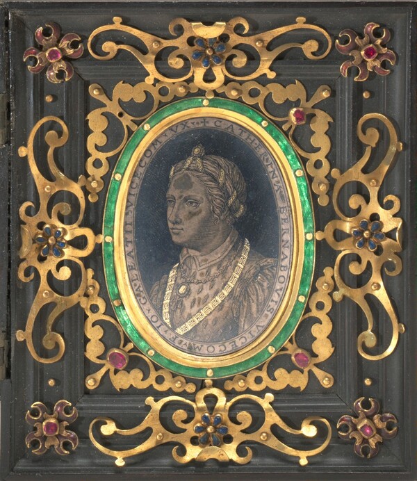 Caterina di Bernabὸ Visconti, Wife of Giangaleazzo Visconti [obverse]