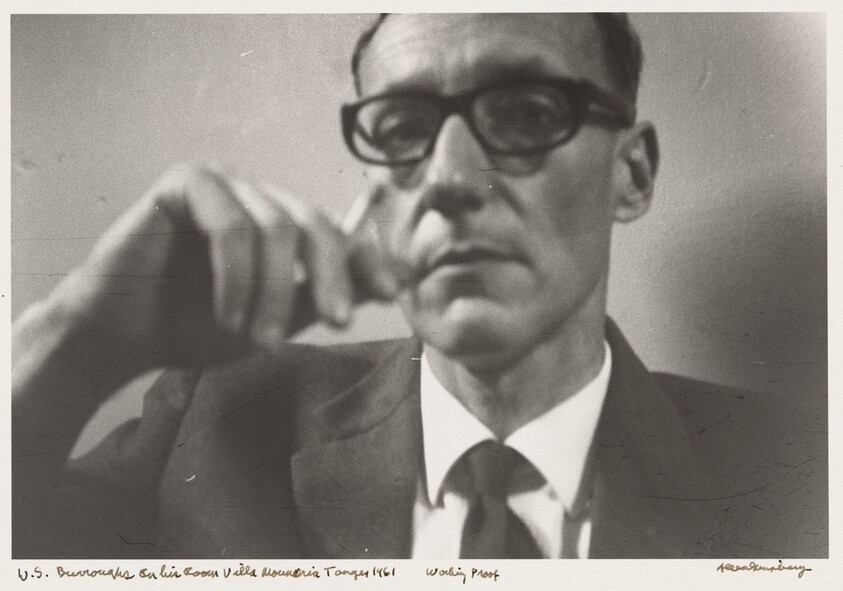 W.S. Burroughs in his room Villa Mouneria Tangier