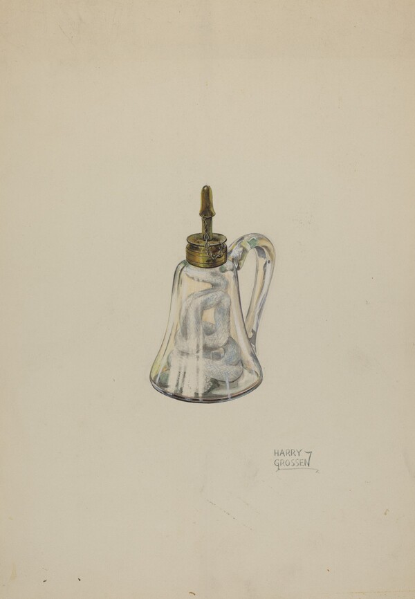 Glass Camphene Lamp