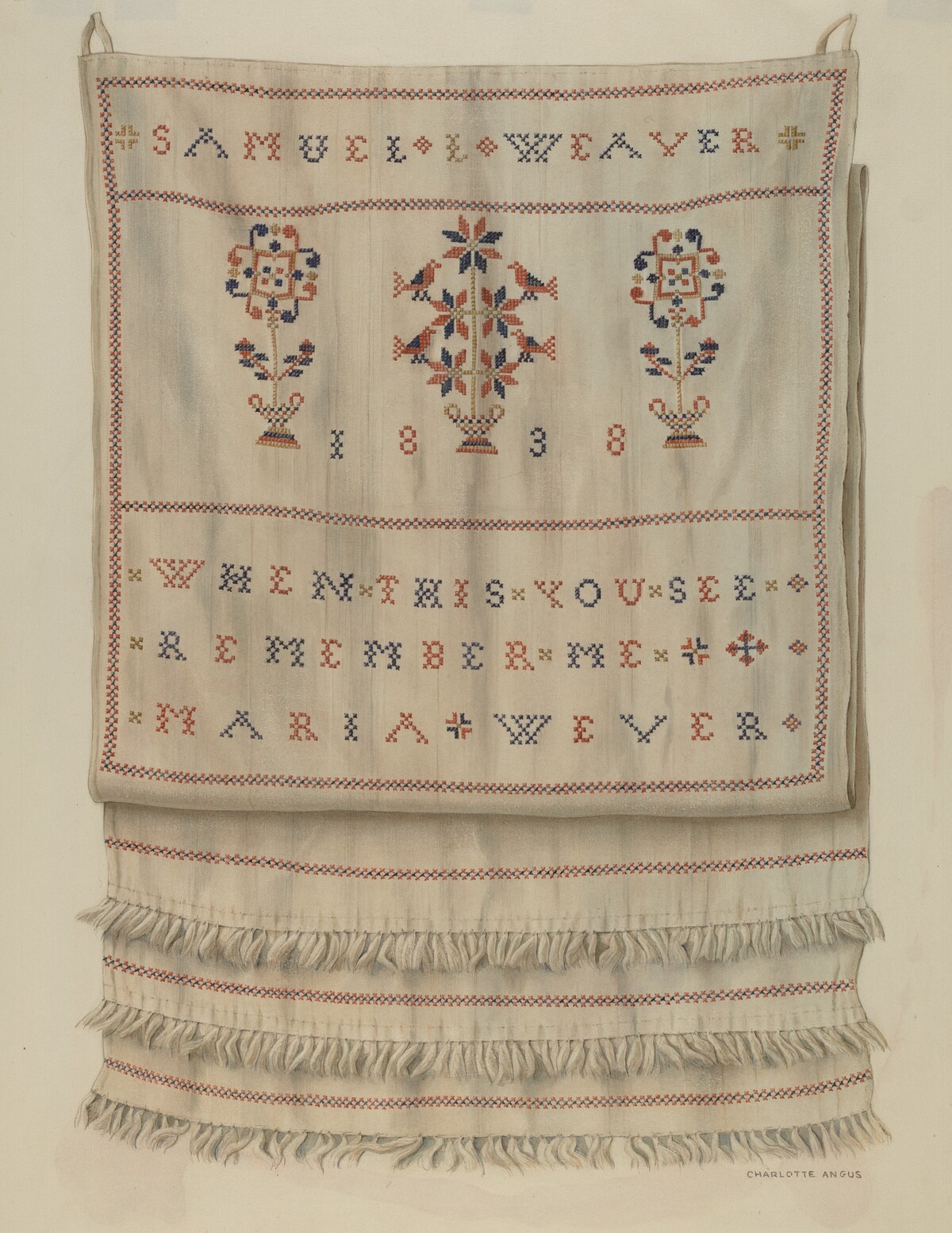 Pennsylvania German Show Towel