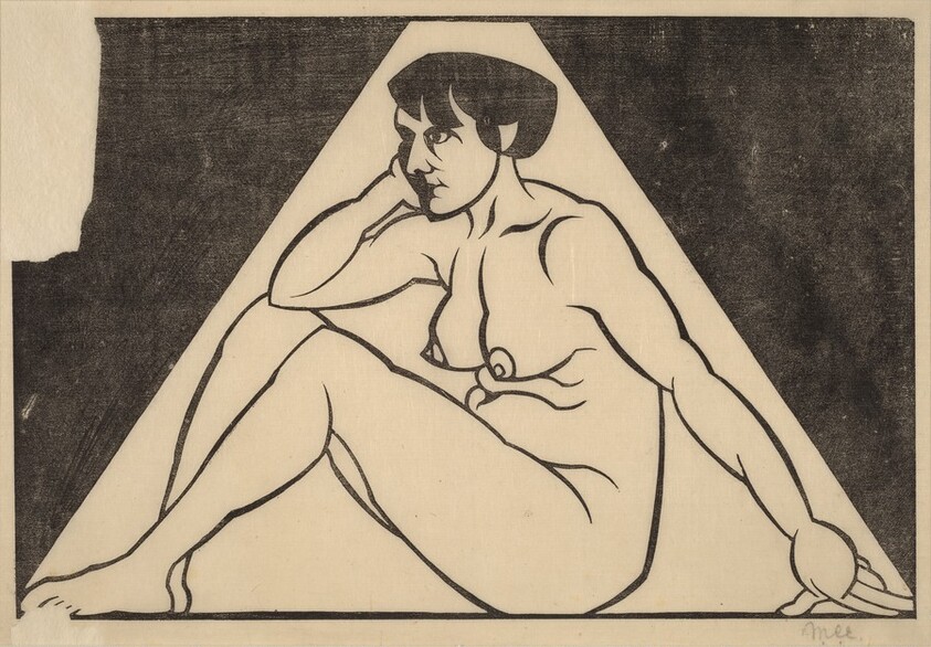 Seated Female Nude