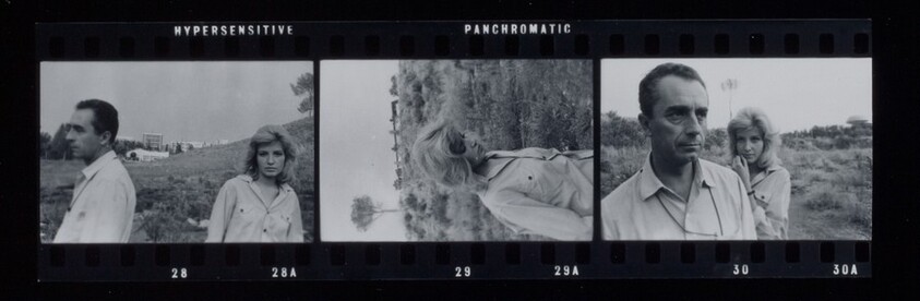 Michelangelo Antonioni and Monica Vitti