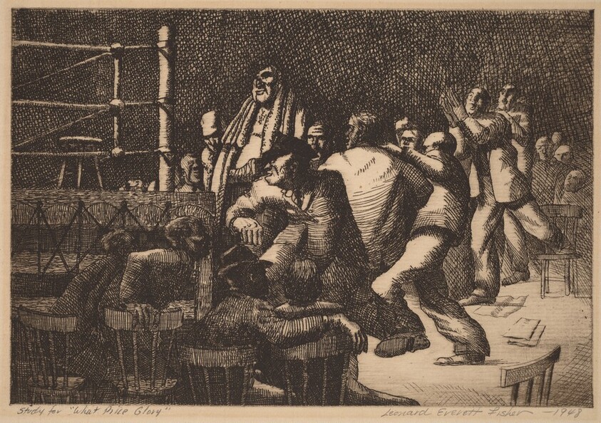 Study for "What Price Glory"