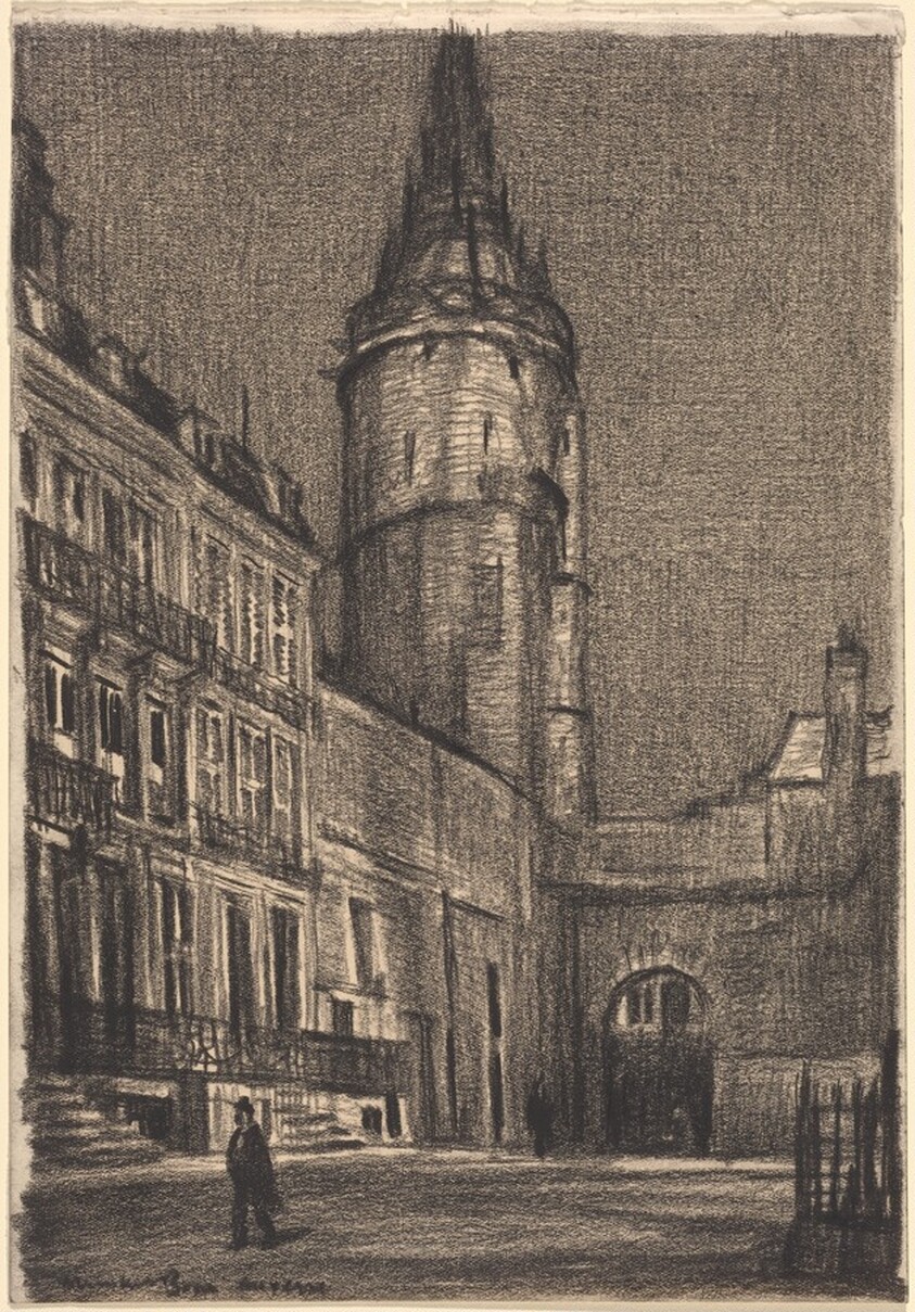 Tower, Auxerre, Night