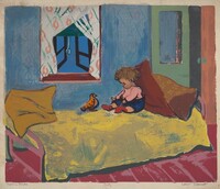 Peter and Birdie, Will Barnet, 1940