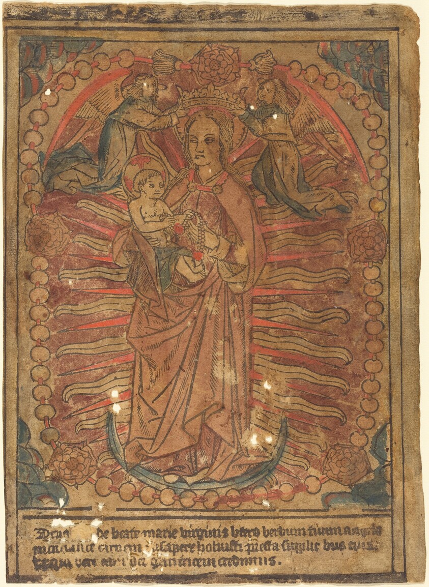 The Madonna and Child in a Rosary