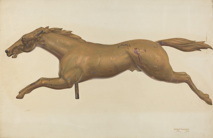 Galloping Horse Weather Vane