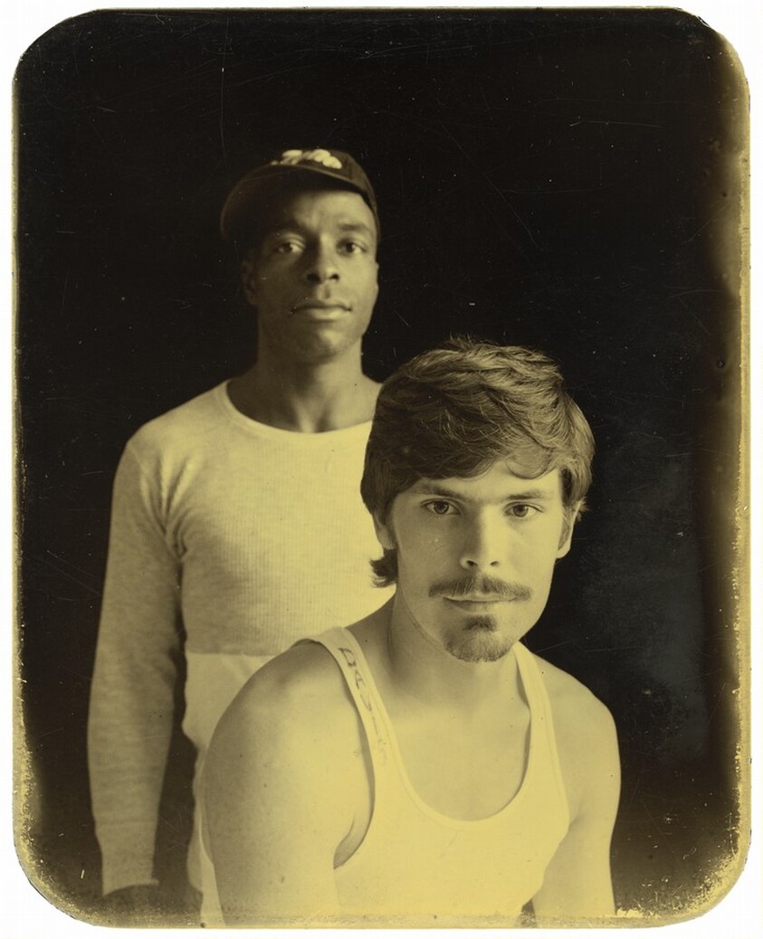 Peter Davis (standing) and Unnamed Sitter (seated), Angola, Louisiana