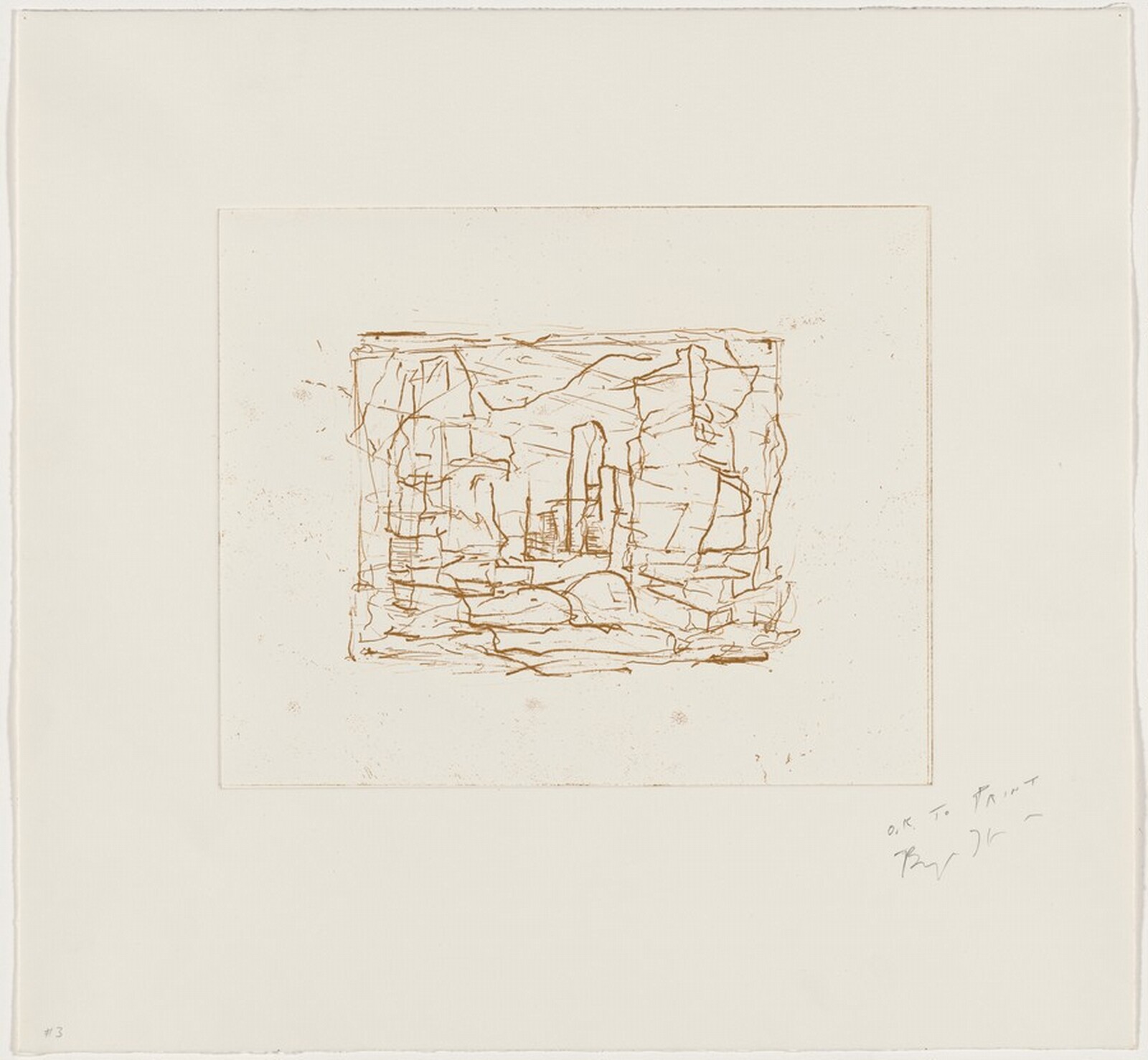 Untitled from Temple Ruins, Bryan Hunt, 1992