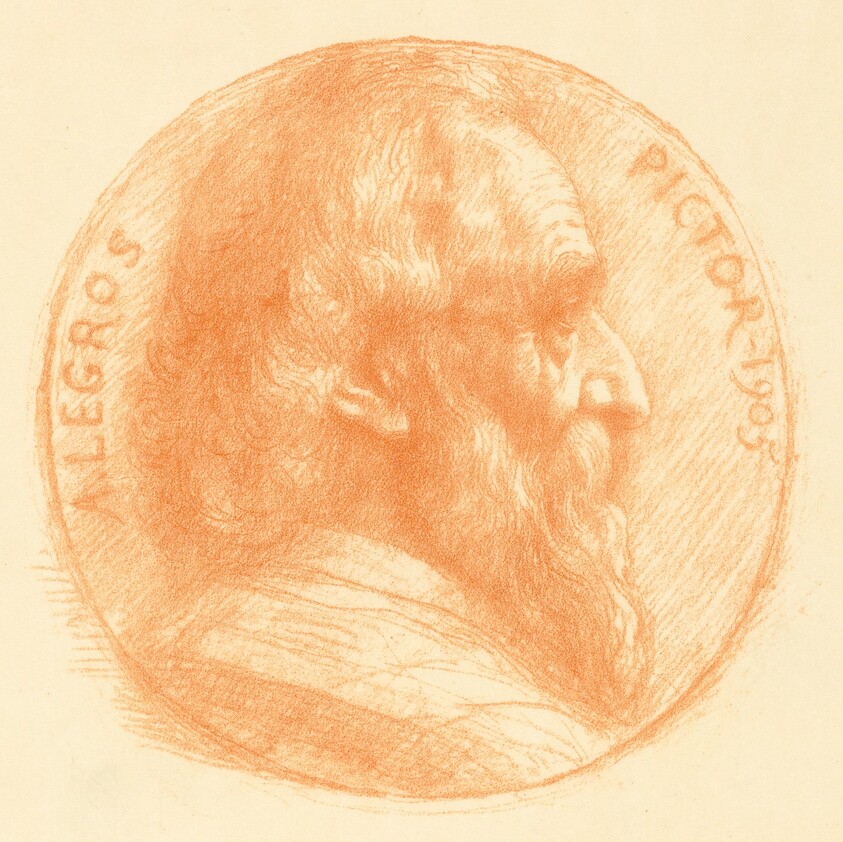 Self-Portrait, Medallion, No.2, 11th plate