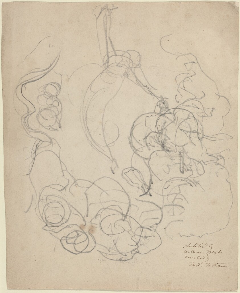 A Figure Ascending in a Glory of Clouds (?)