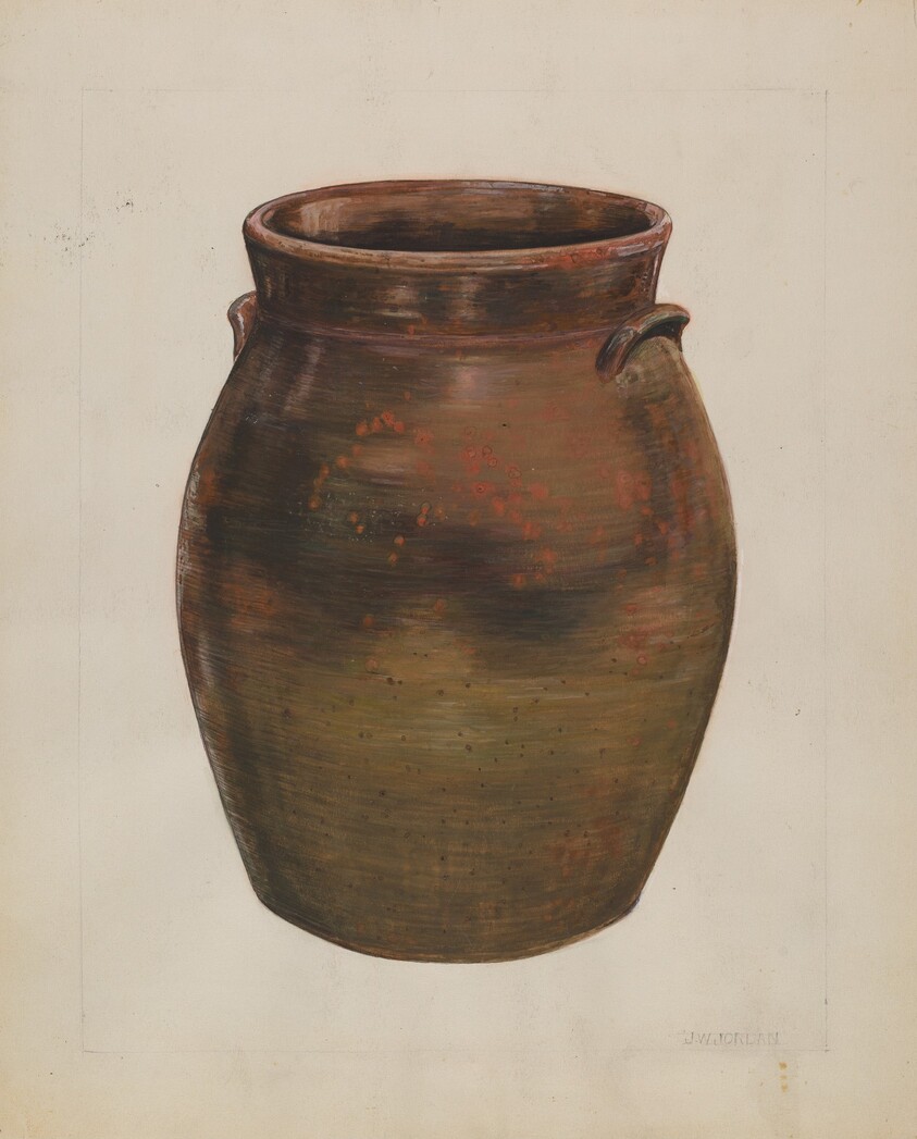 Cracker and Butter Jar