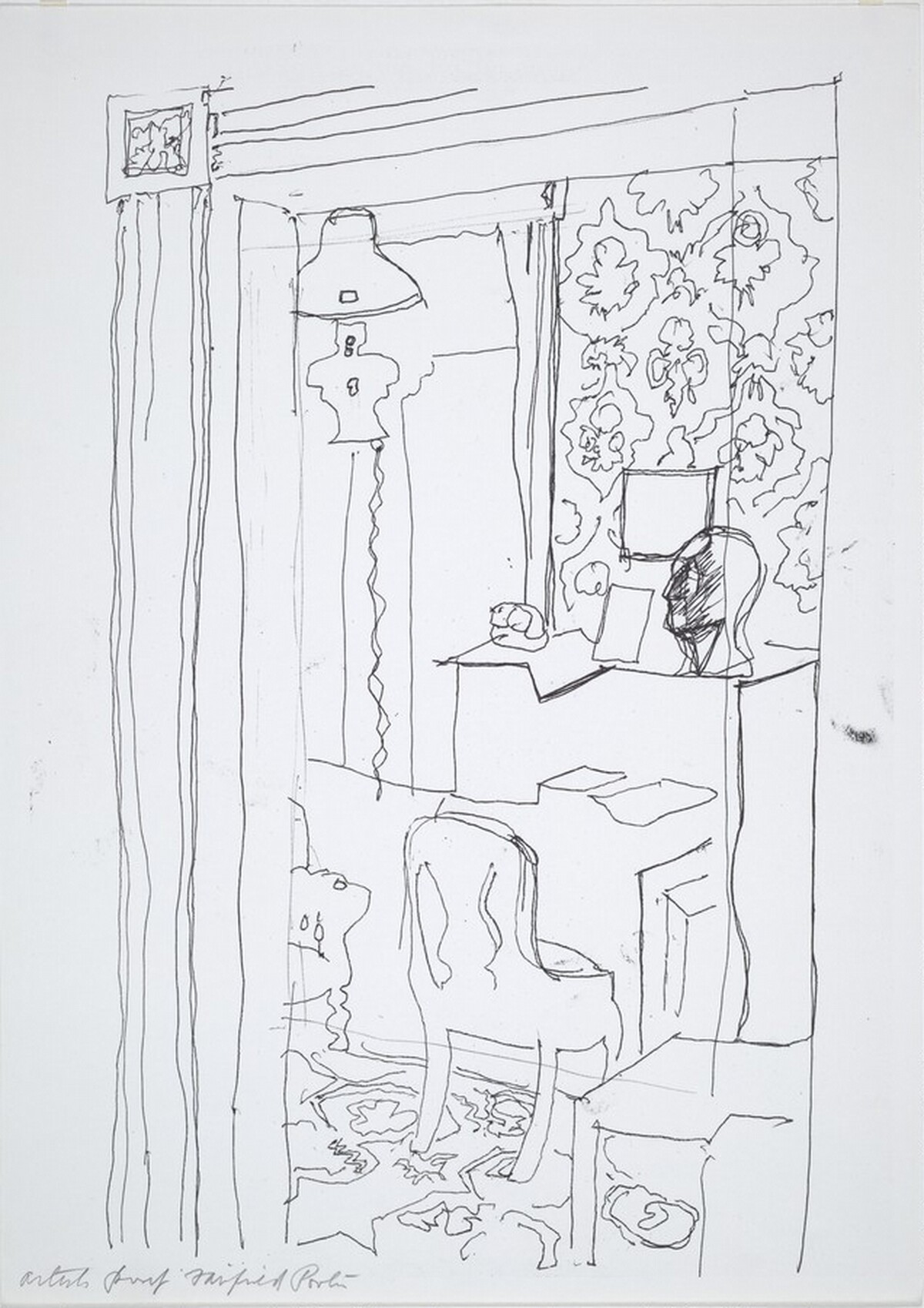 Interior with Bust