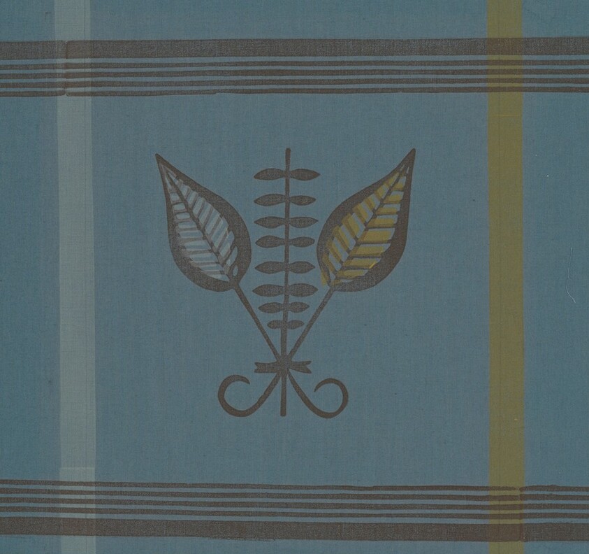 Plaid Pattern with Leaves