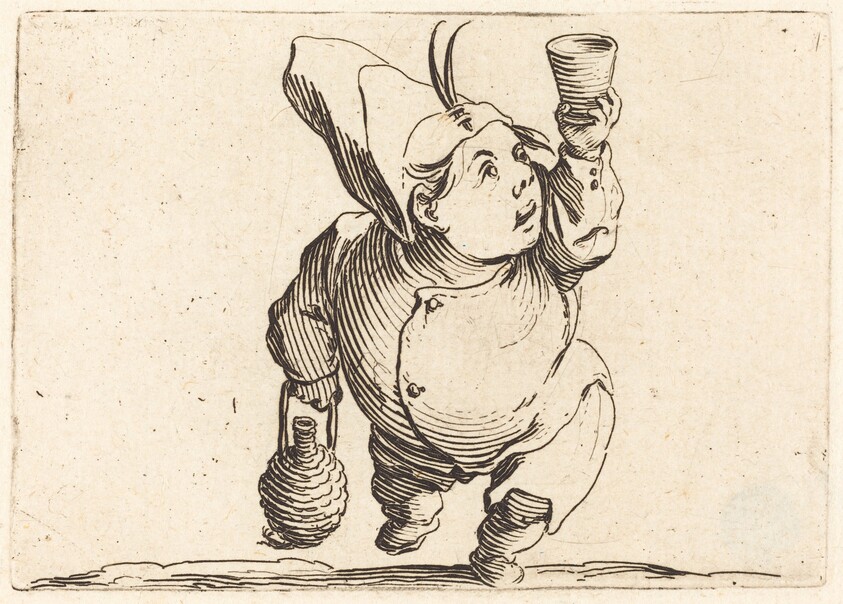 The Drinker, Front View