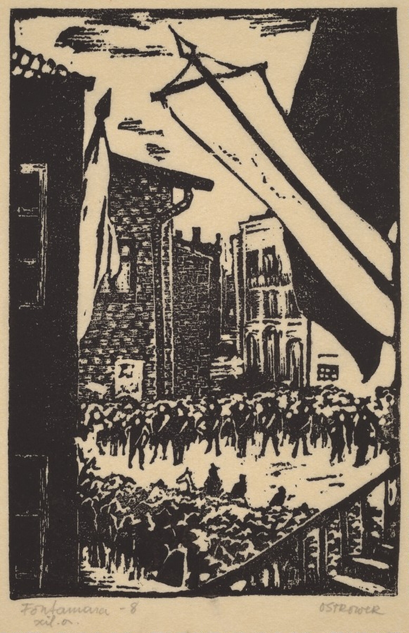 Fontamara VIII, Fayga Ostrower, 1947