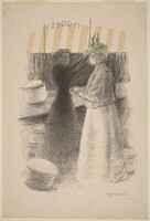 The Green Hat (Le chapeau vert), Félix Vallotton, 1896