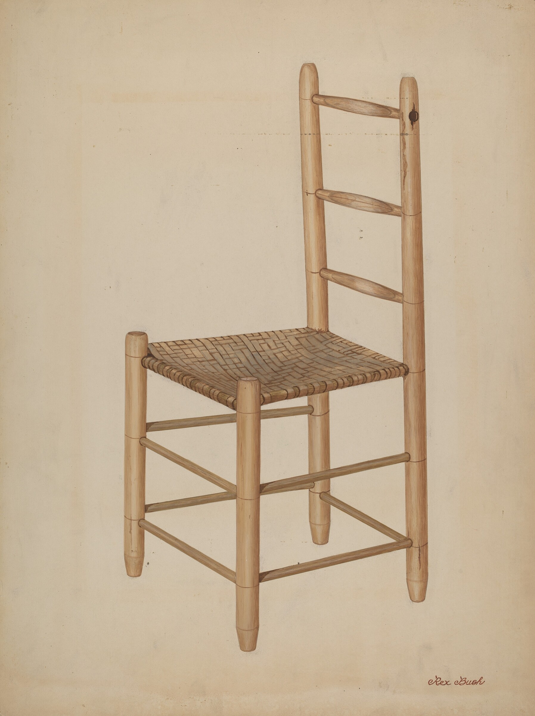 Chair (Jack Knife Type), Rex F. Bush, ок. 1937