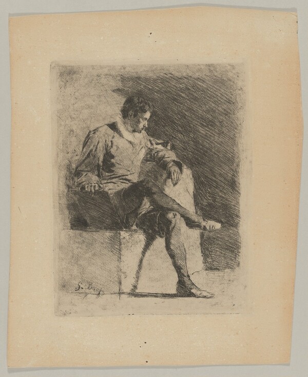 Seated Man in Sixteenth-Century Costume