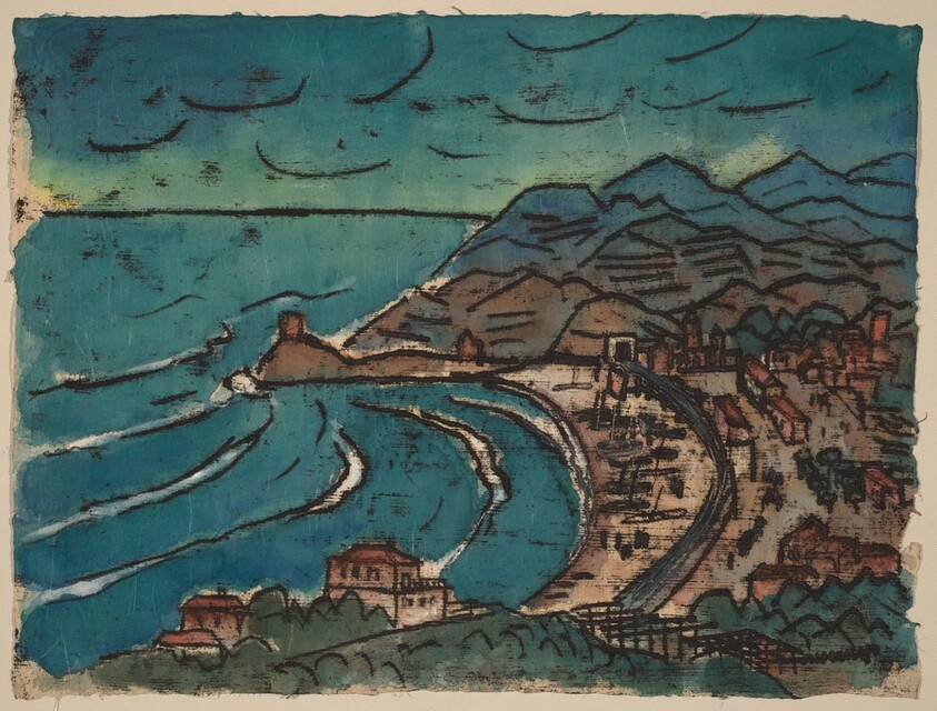 View of the Bay of Bonassola in Cinque Terre