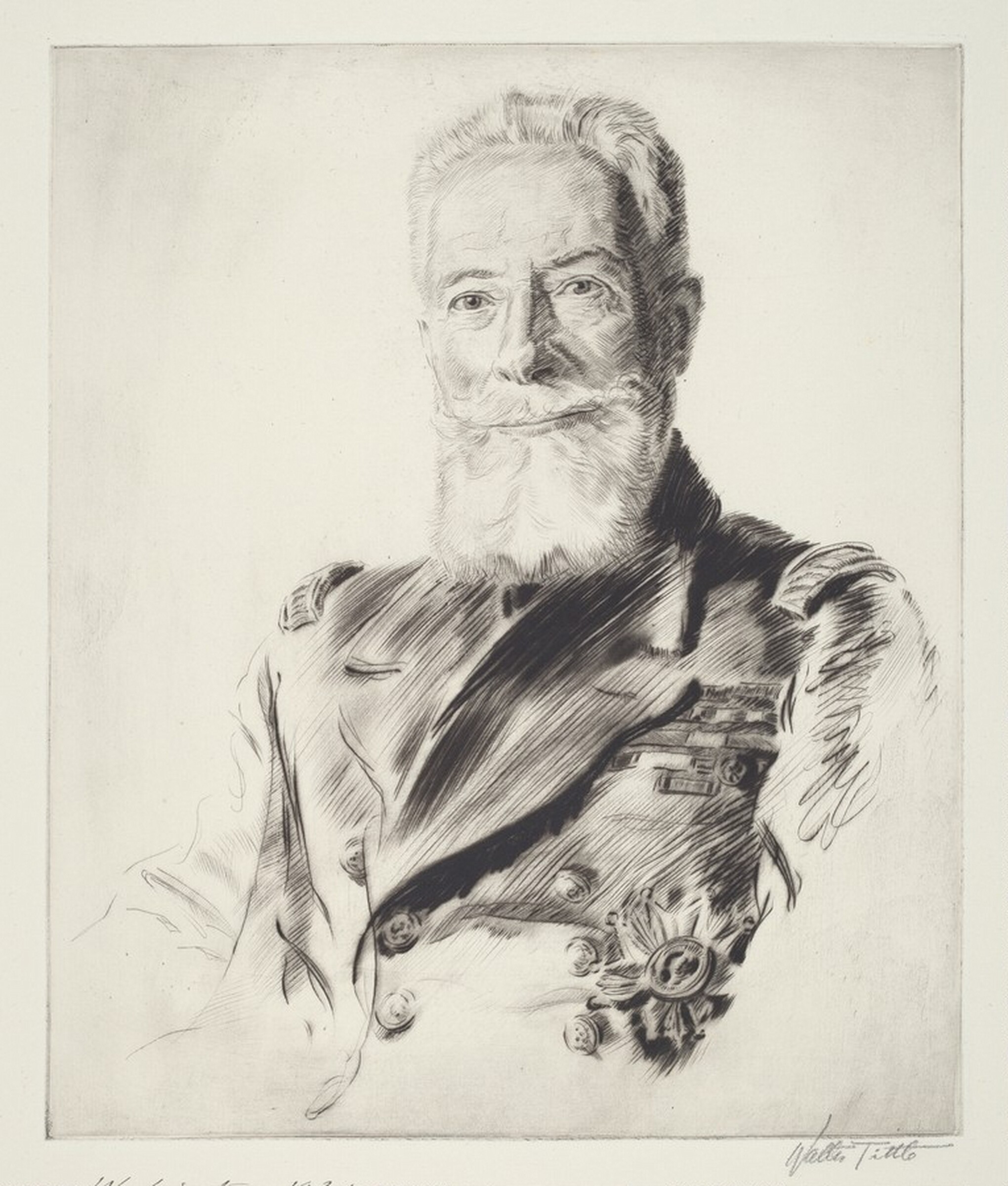 Admiral de Bon, French Navy, Walter Tittle, 1921