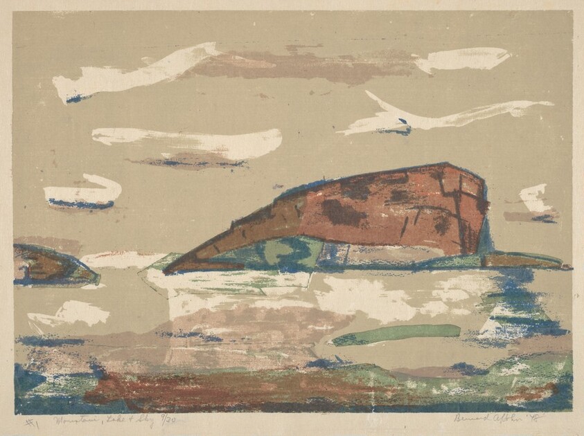 Mountain, Lake & Sky