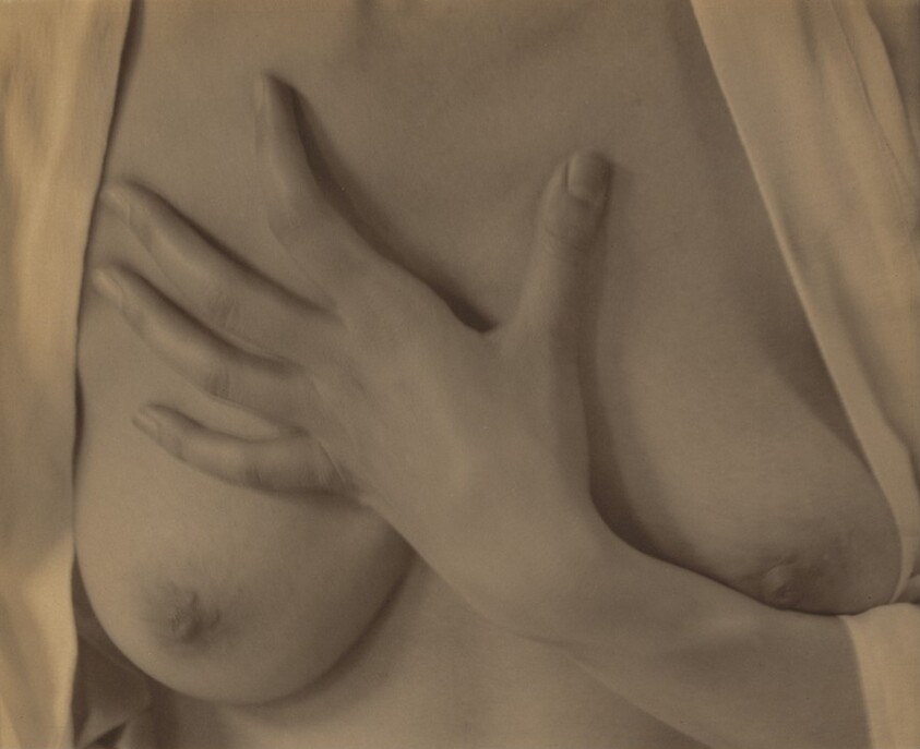 Georgia O'Keeffe-Hand and Breasts