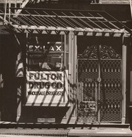 Fulton Drug Company, New York, Walker Evans, 1933