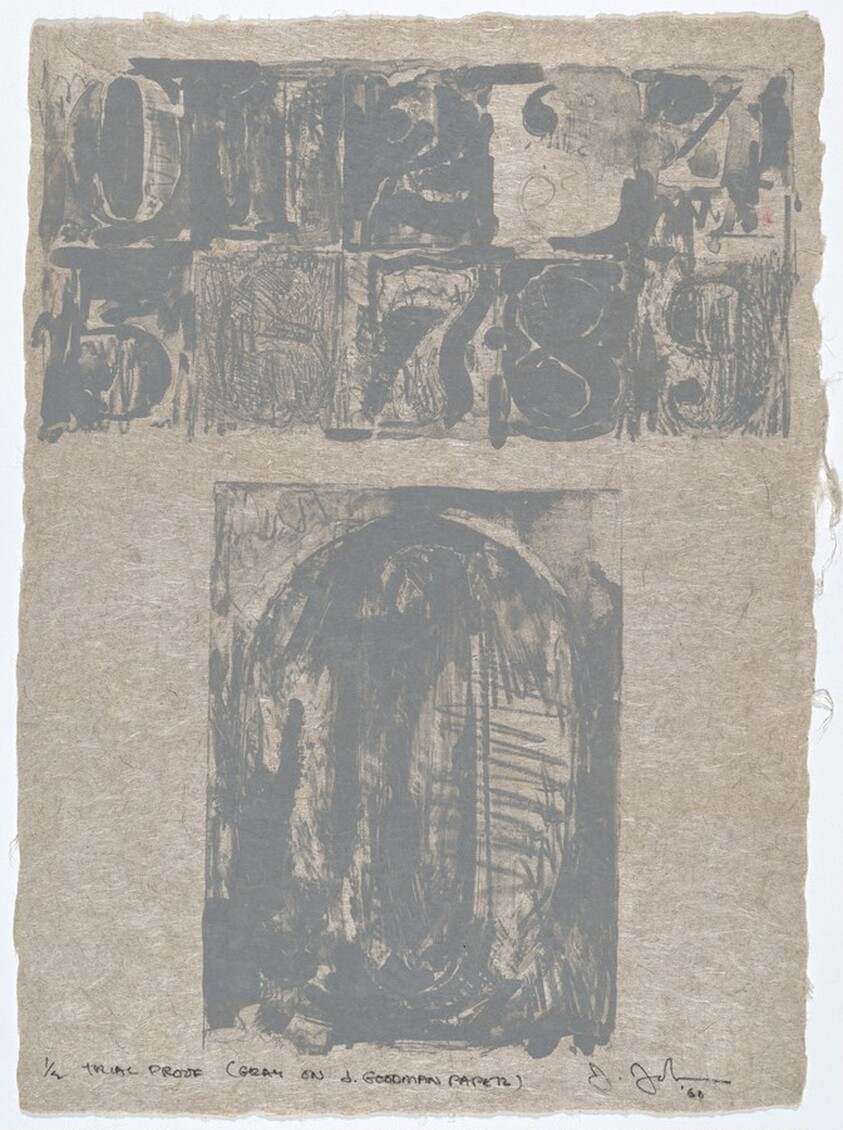 0 from 0-9 (Gray) [trial proof]