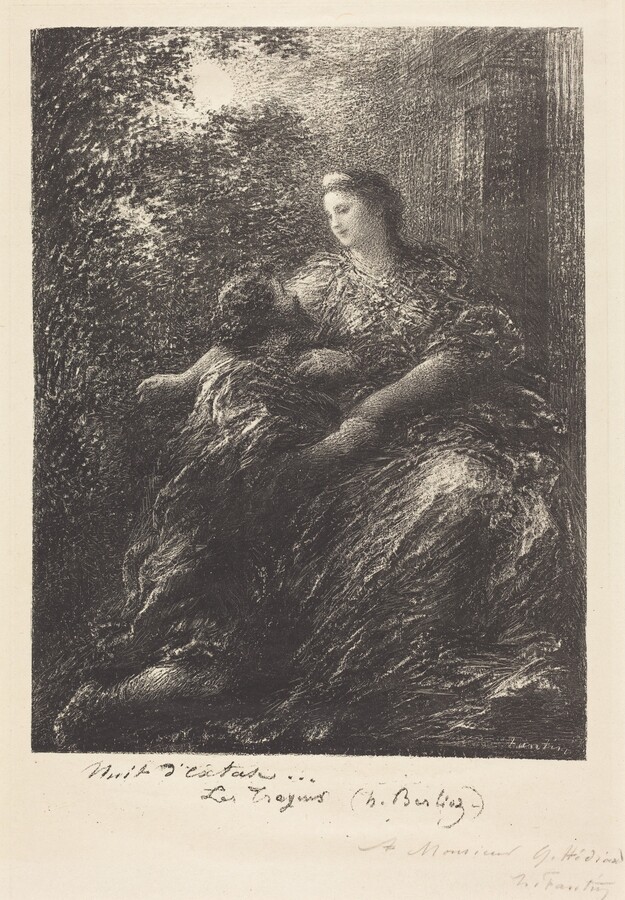 Duet from "The Trojans" (6th plate)