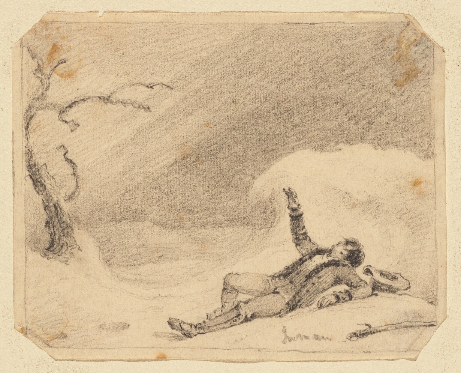 Man in Snow