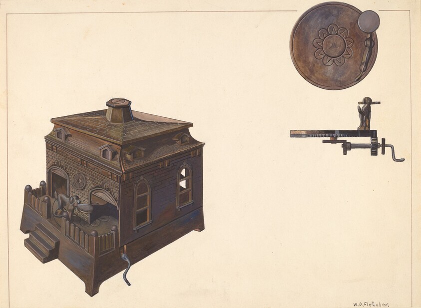 Toy Bank: Building and Revolving Dog