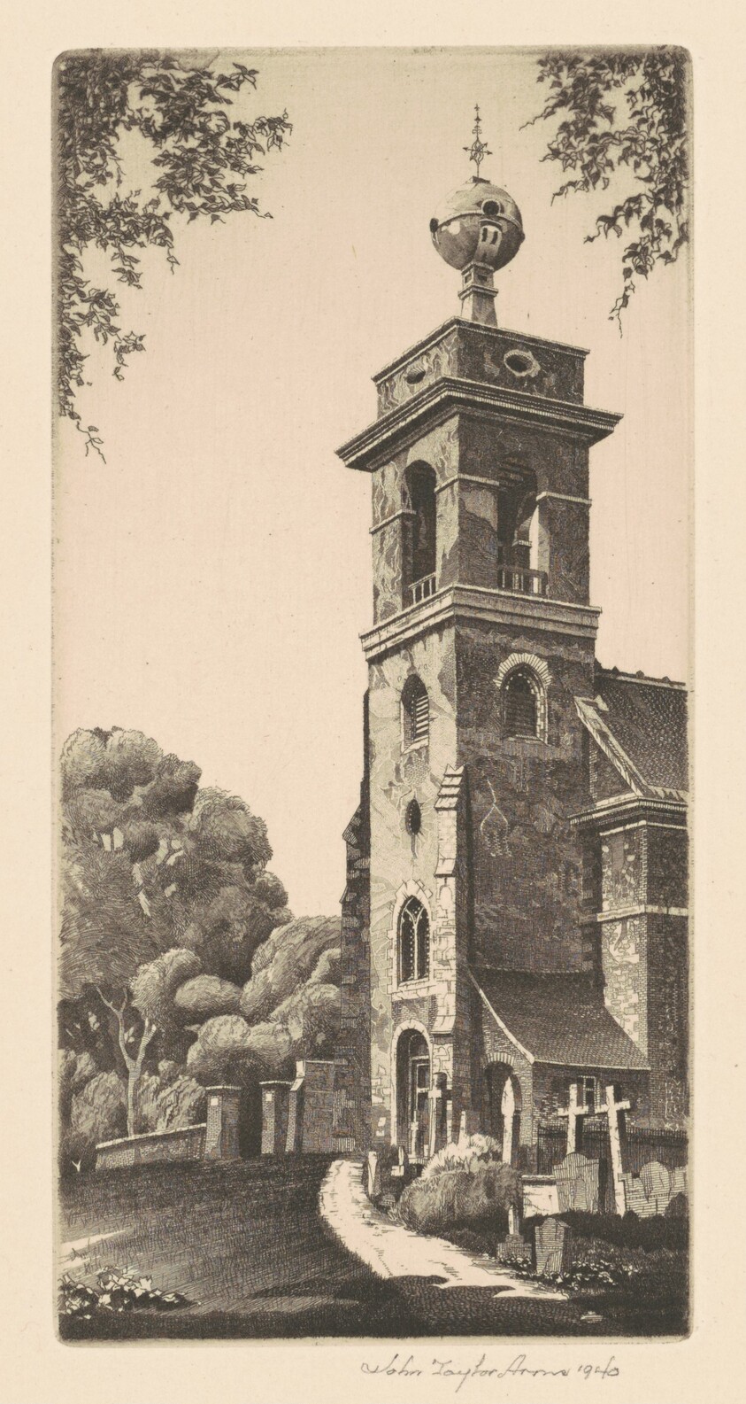 Stranger in England, St. Lawrence, West Wycombe, Buckinghamshire