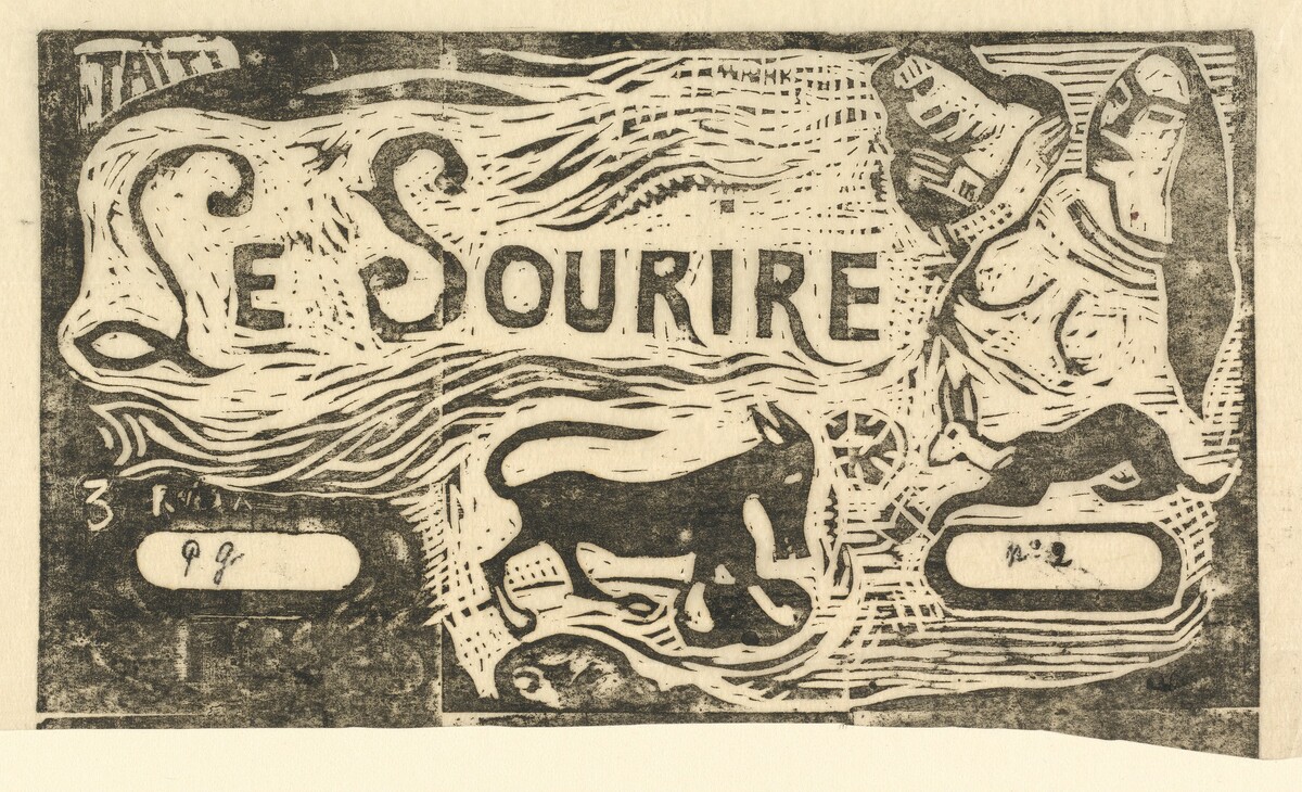 Title Page for "Le Sourire" (Titre du Sourire)