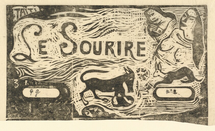 Title Page for "Le Sourire" (Titre du Sourire)