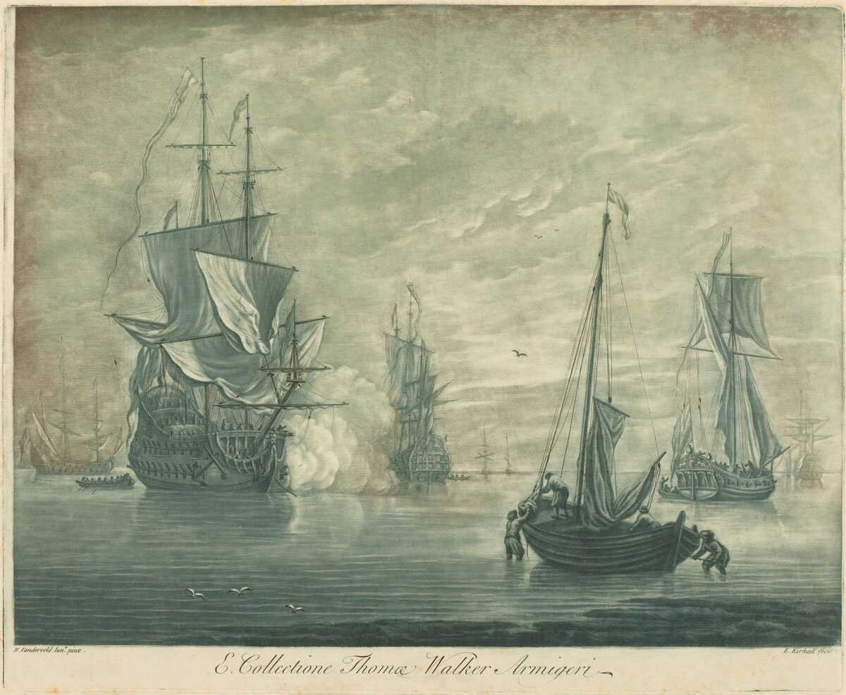 Shipping Scene from the Collection of Thomas Walker