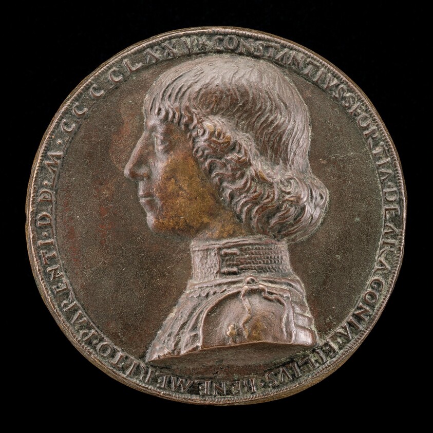Costanzo Sforza, 1447-1483, Lord of Pesaro 1473 [obverse]