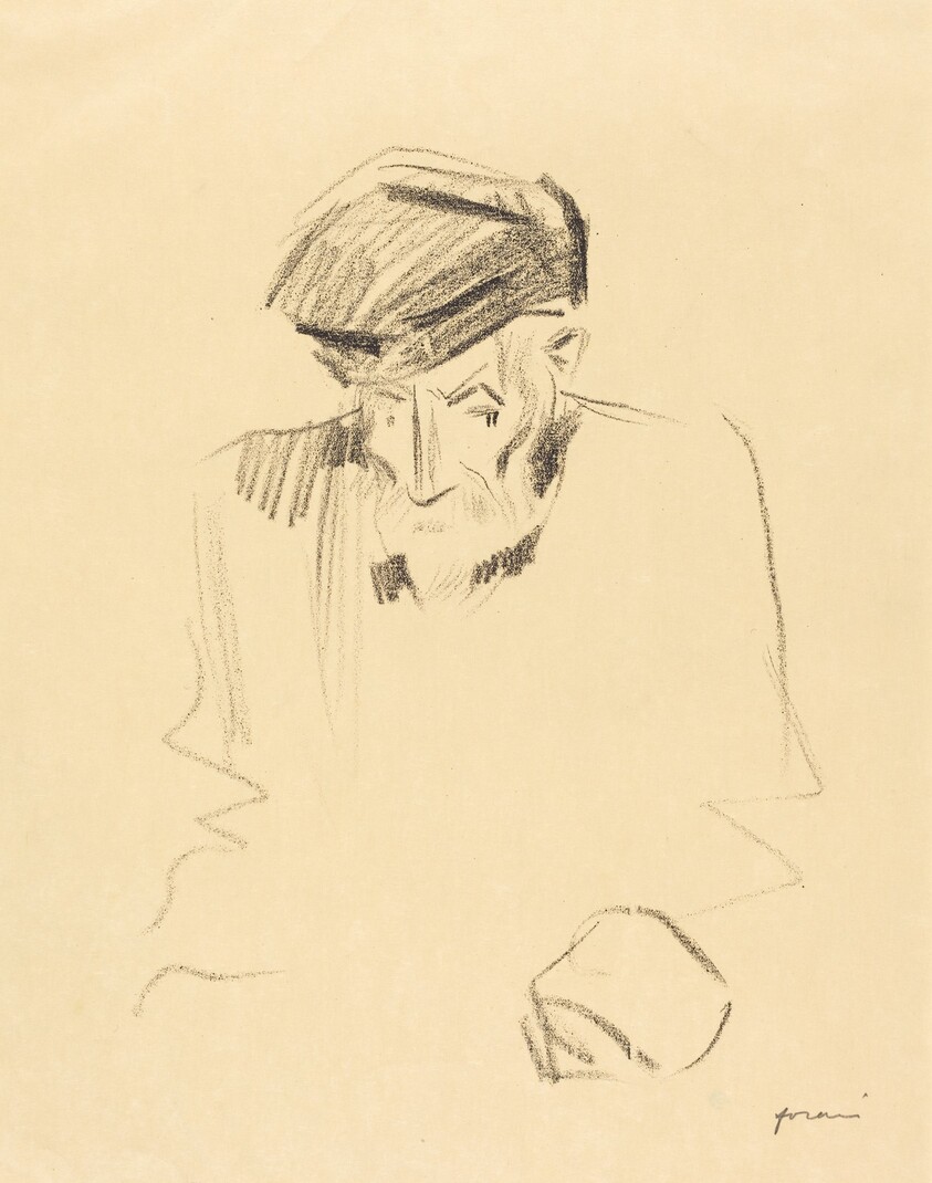 Portrait de Renoir (2e planche) (Portrait of Renoir) (second plate)