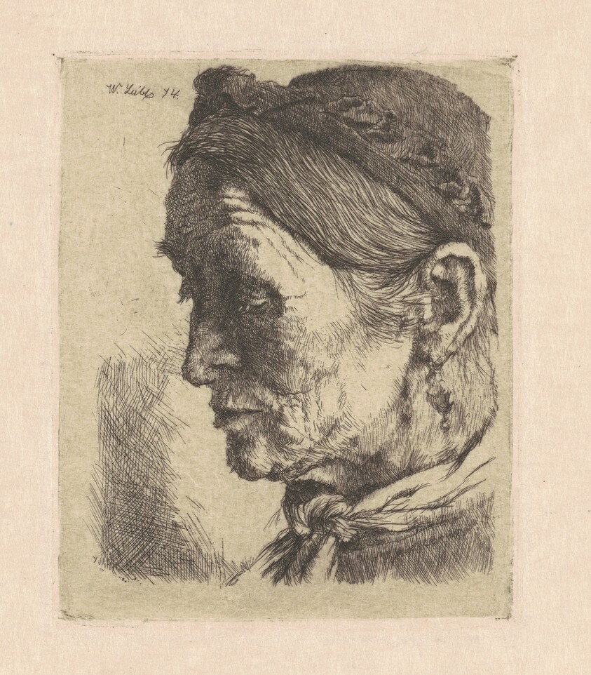 Peasant Woman with Closed Eyes