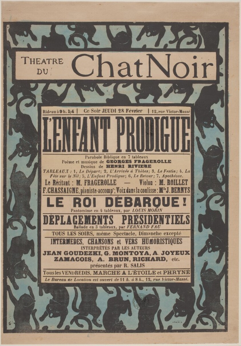 Poster for Le Chat Noir [L'enfant prodigue]
